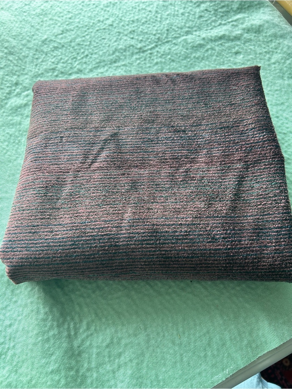 Vintage blend of browns corduroy fabric- heavy- 56 by 40”- new